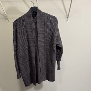Torrid Dark Charcoal Knit Open Cardigan Size 00